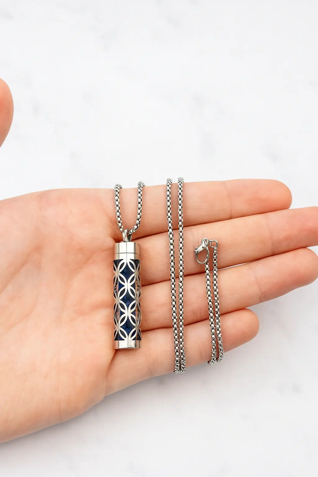 Collier diffuseur argenté Oralysse