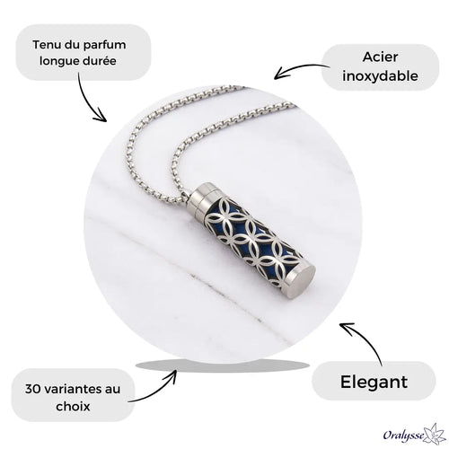 Collier diffuseur argenté Oralysse