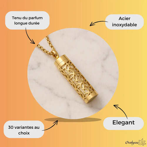 Collier diffuseur doré Oralysse